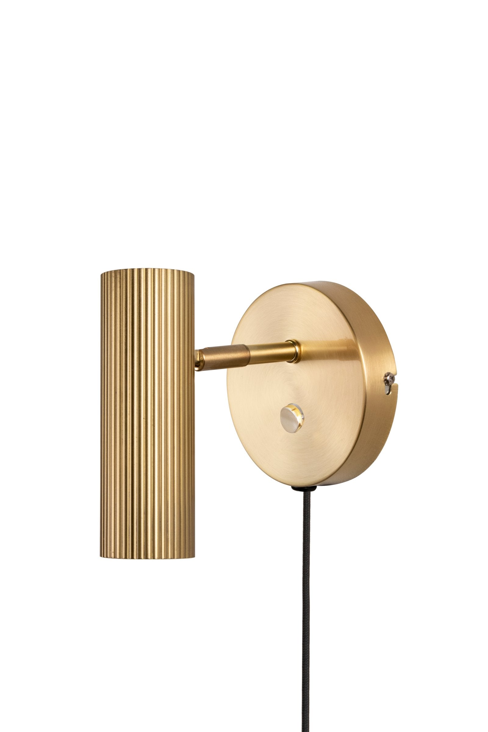 Vägglampa Hubble Borstad Mässing