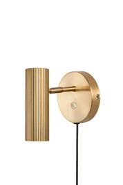 Vägglampa Hubble Borstad Mässing