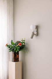 Vägglampa Doppio Beige