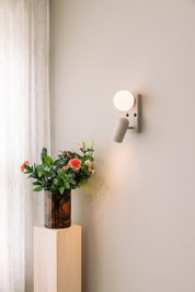Vägglampa Doppio Beige