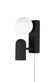 Vägglampa Doppio Svart