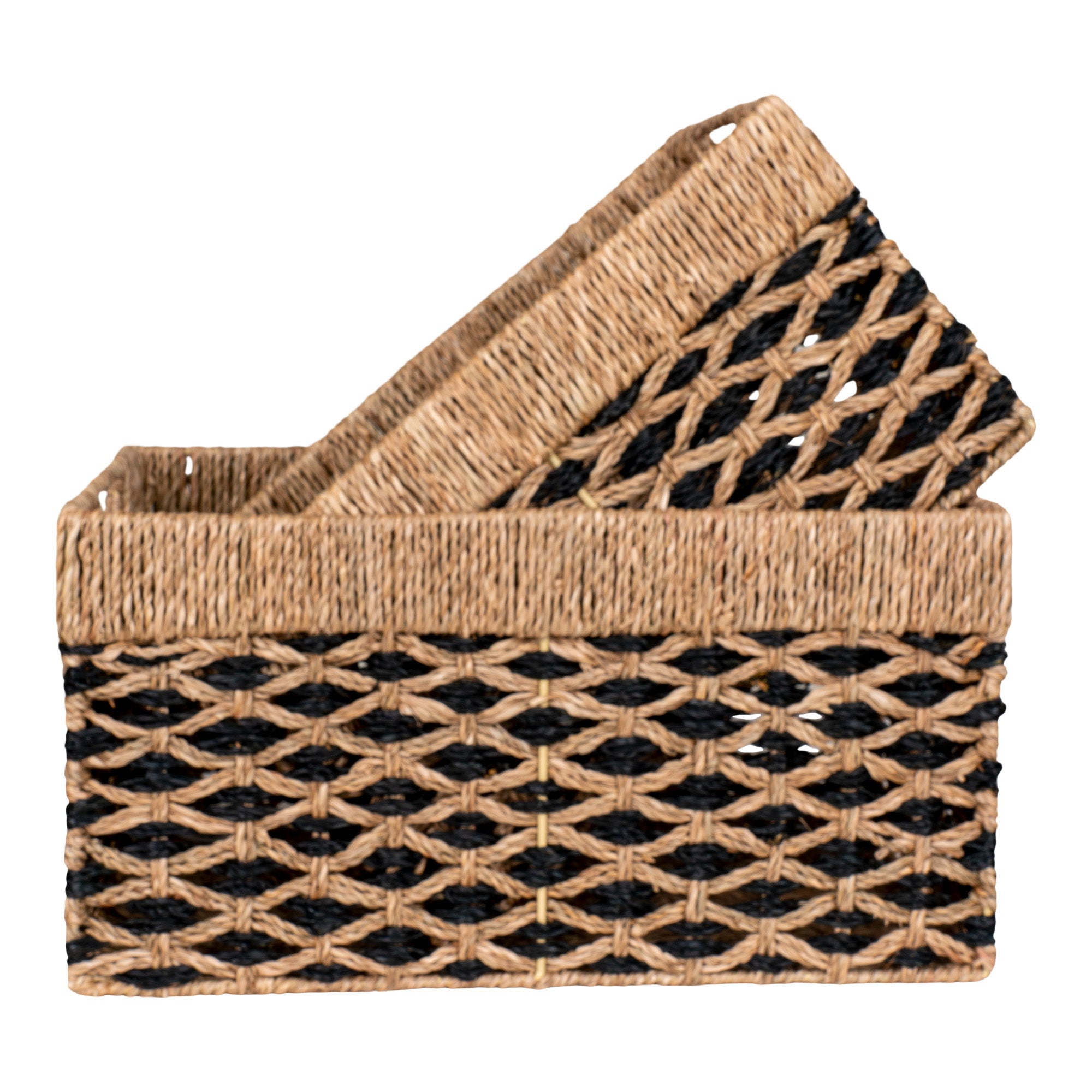 Salar korgar 2-Pack, Svart / Natur