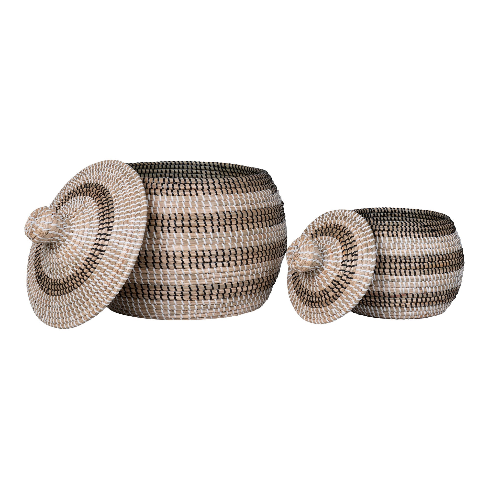 Ipoh korgar 2-Pack, Natur/svart