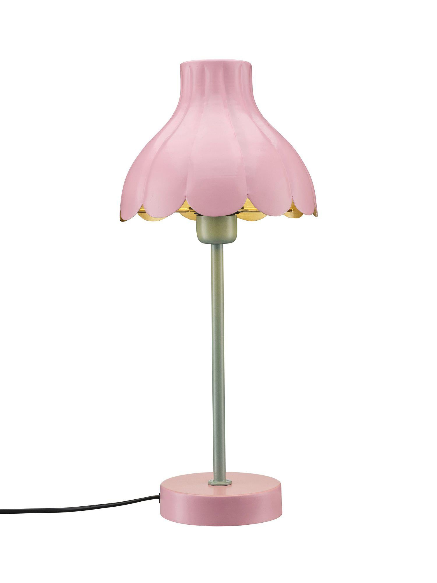 Wera bordslampa Rosa/grön 47cm