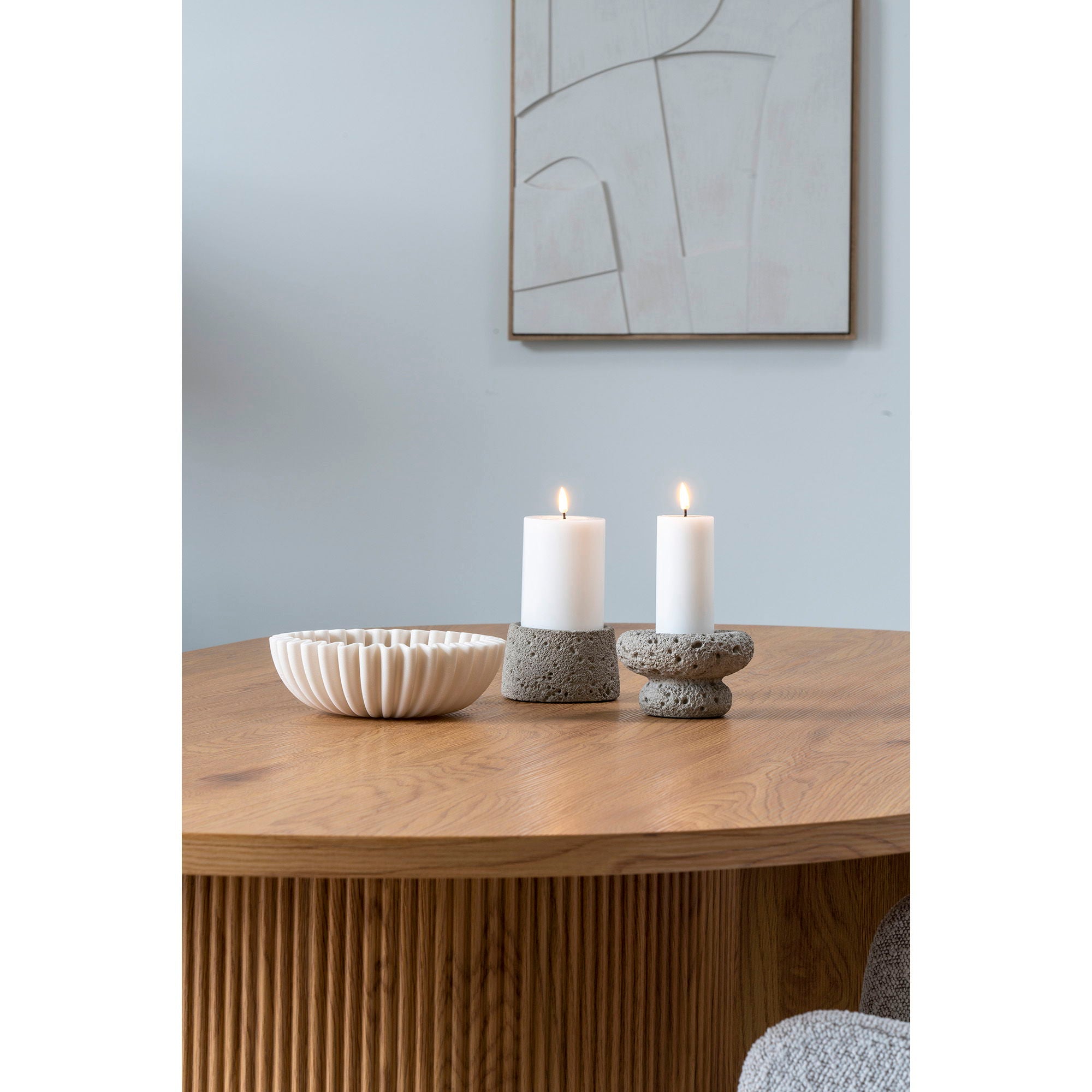 Dekorationsskål, Beige
