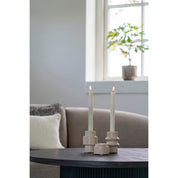Värmeljushållare 2-Pack, Natur