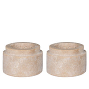 Värmeljushållare 2-Pack, Natur