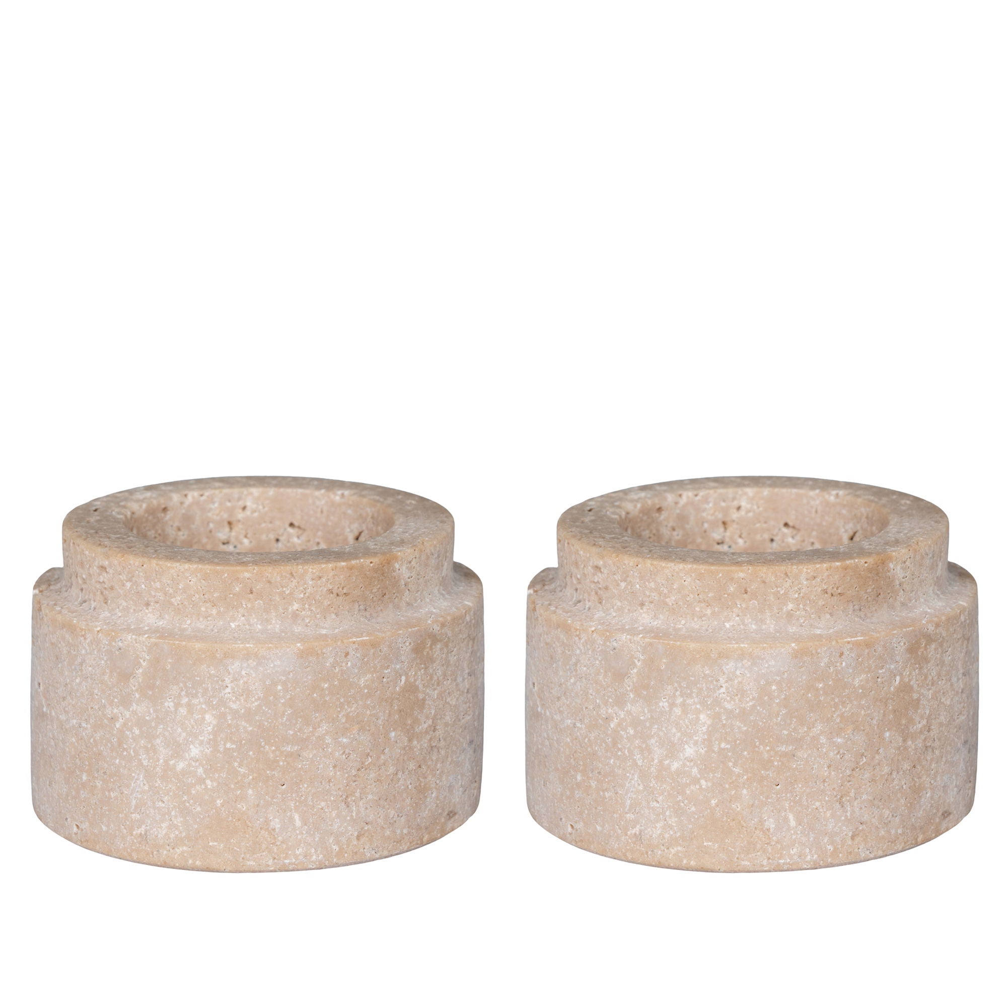 Värmeljushållare 2-Pack, Natur