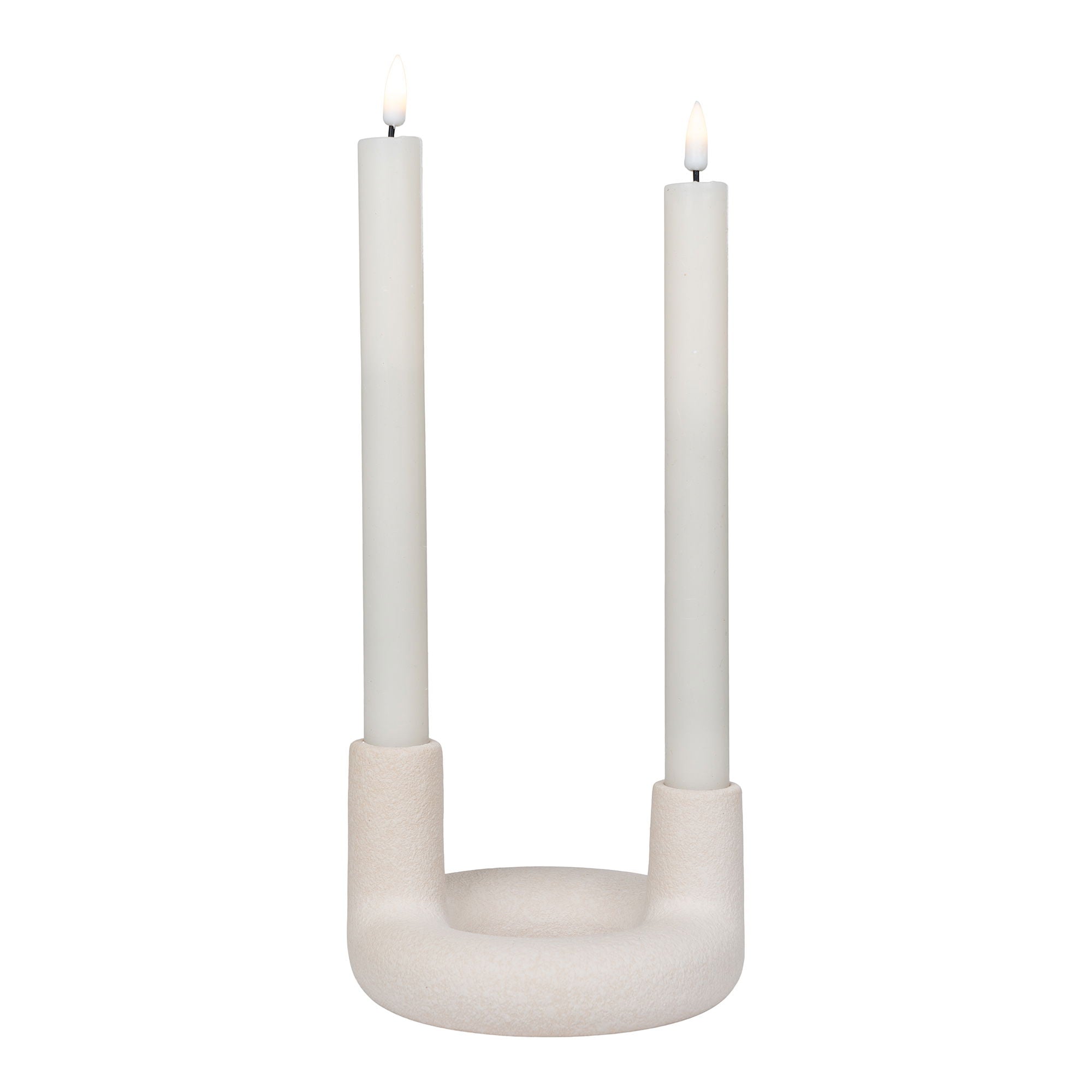 Ljusstake, Beige
