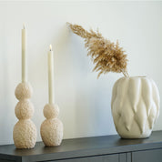 Ljusstake 2-Pack, Beige