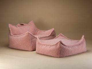 Square Barnpuff, Guava Pink