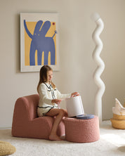 Cloud Barnfåtölj, Guava Pink