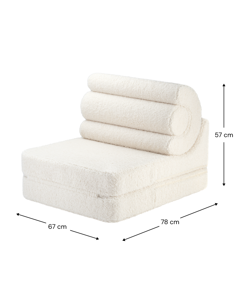 Flipster Barnfåtölj, Cream White