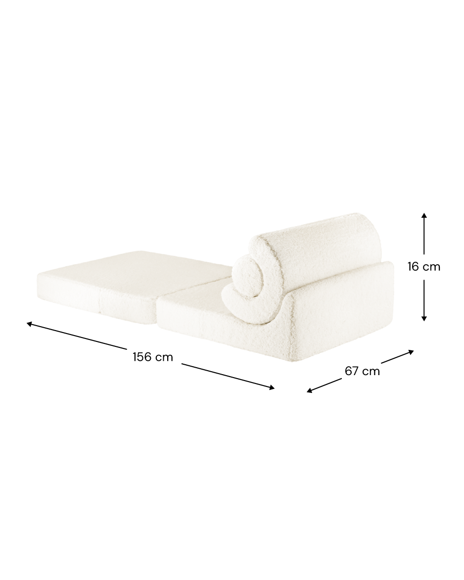 Flipster Barnfåtölj, Cream White