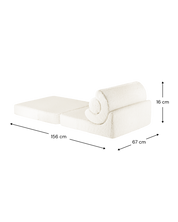 Flipster Barnfåtölj, Cream White