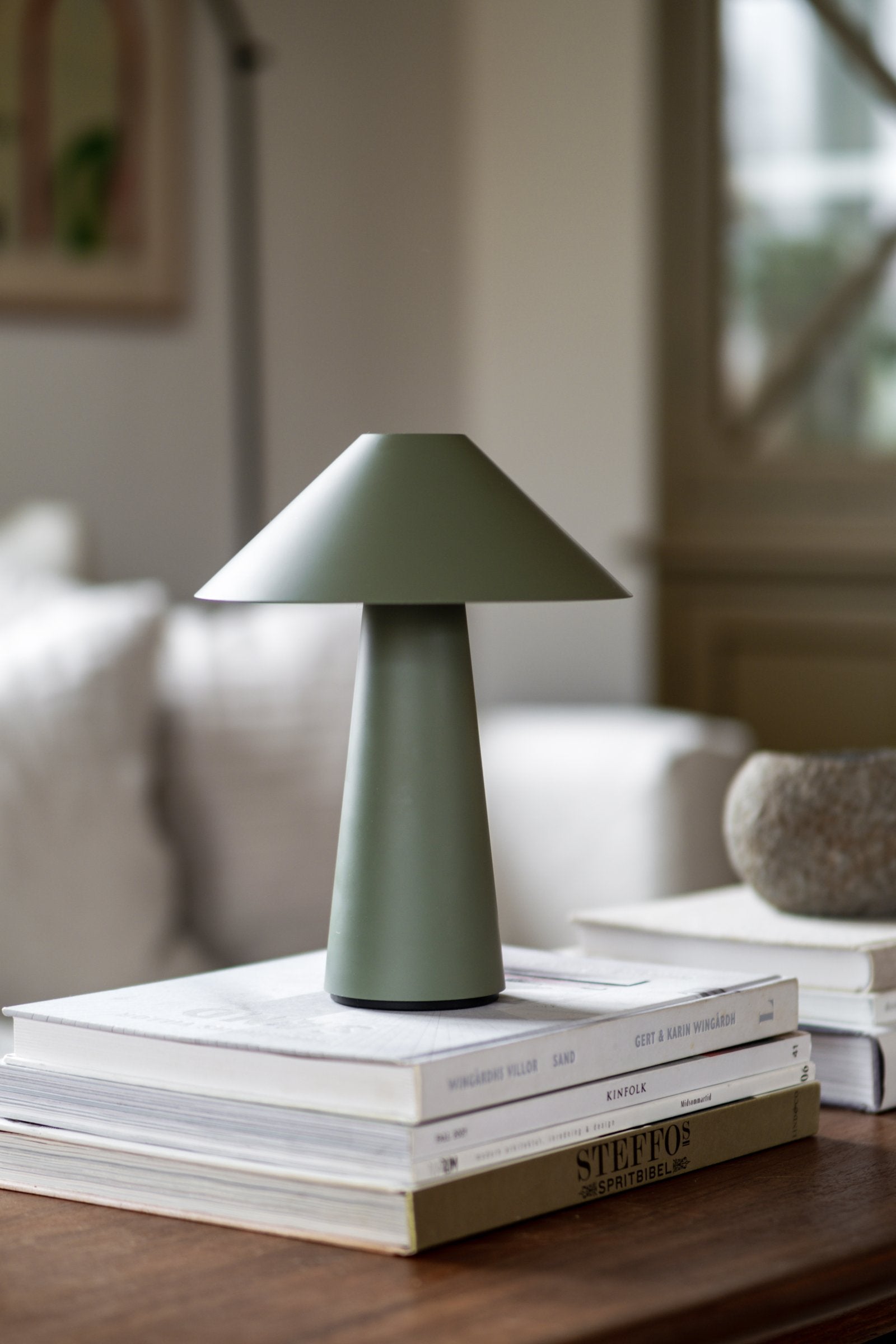 Portabel Bordslampa Cannes IP44 Grön