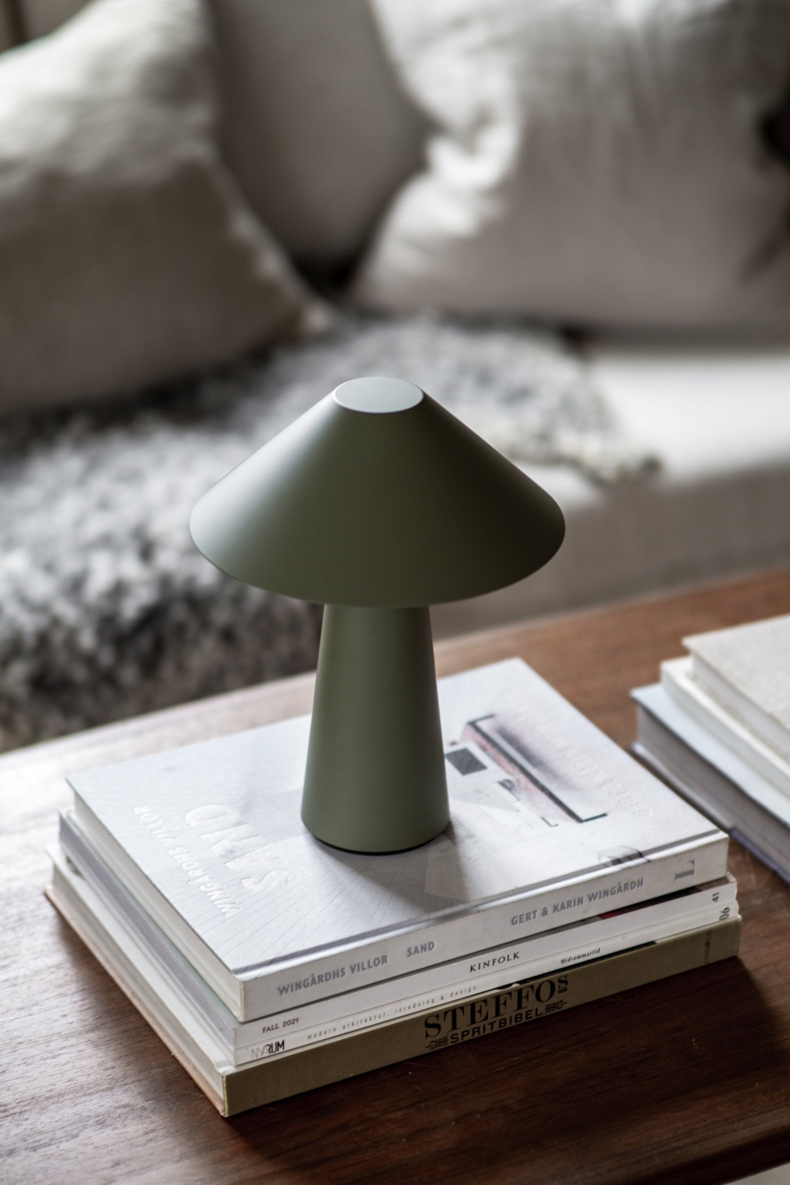 Portabel Bordslampa Cannes IP44 Grön