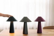 Portabel Bordslampa Cannes IP44 Burgundy