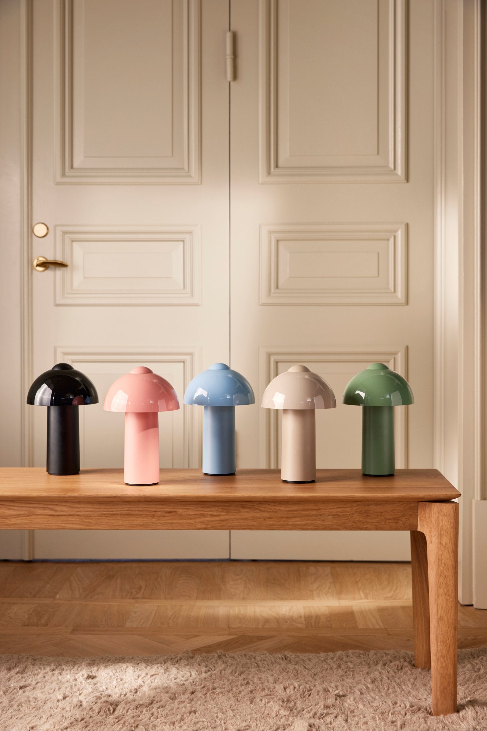 Portabel Bordslampa Buddy IP44 Grön