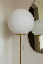 Golvlampa Torrano Travertin