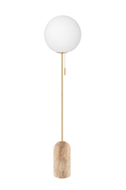 Golvlampa Torrano Travertin