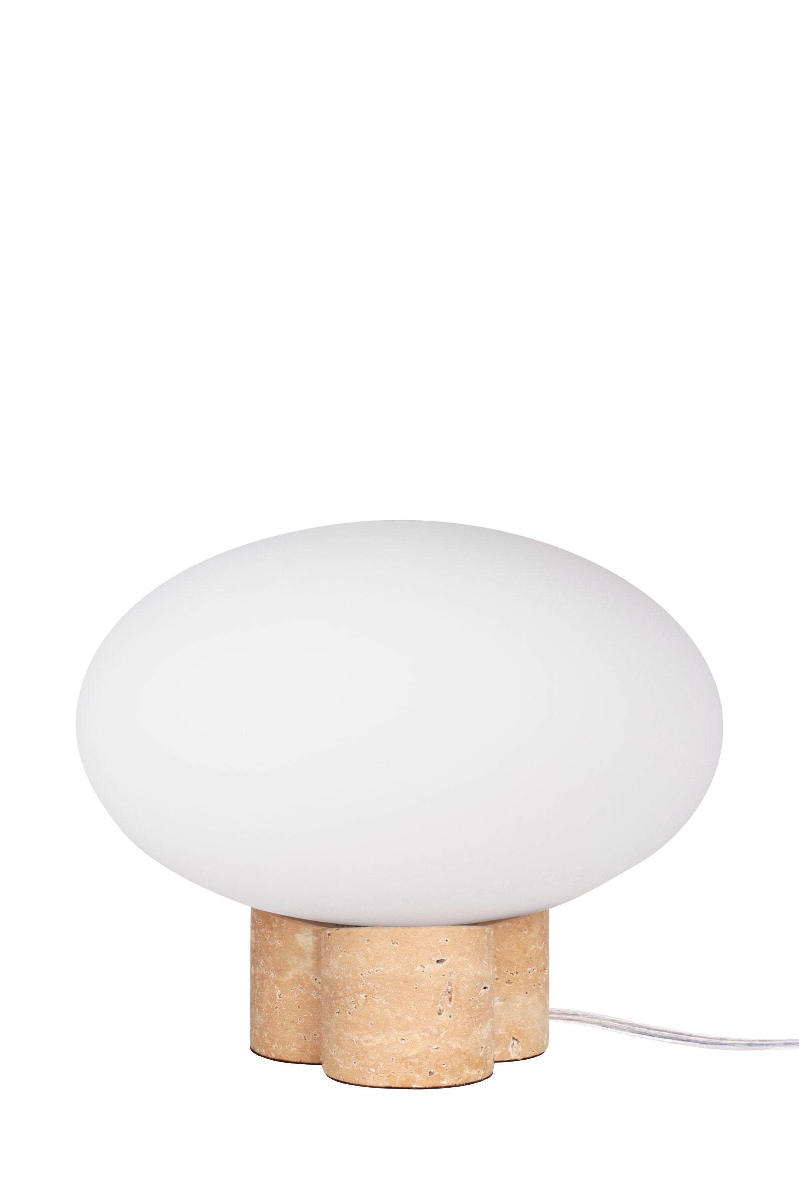 Bordslampa Mammut 30 Travertin