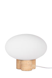 Bordslampa Mammut 30 Travertin