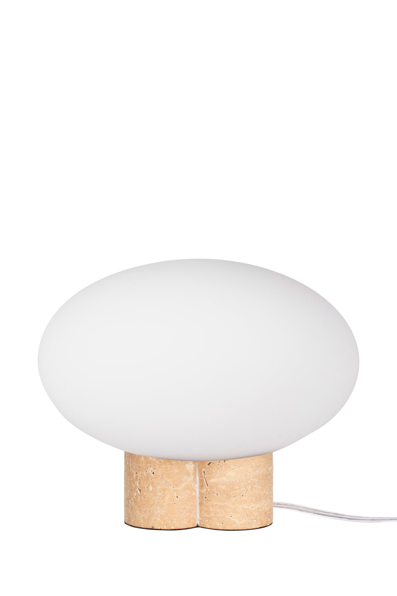 Bordslampa Mammut 30 Travertin