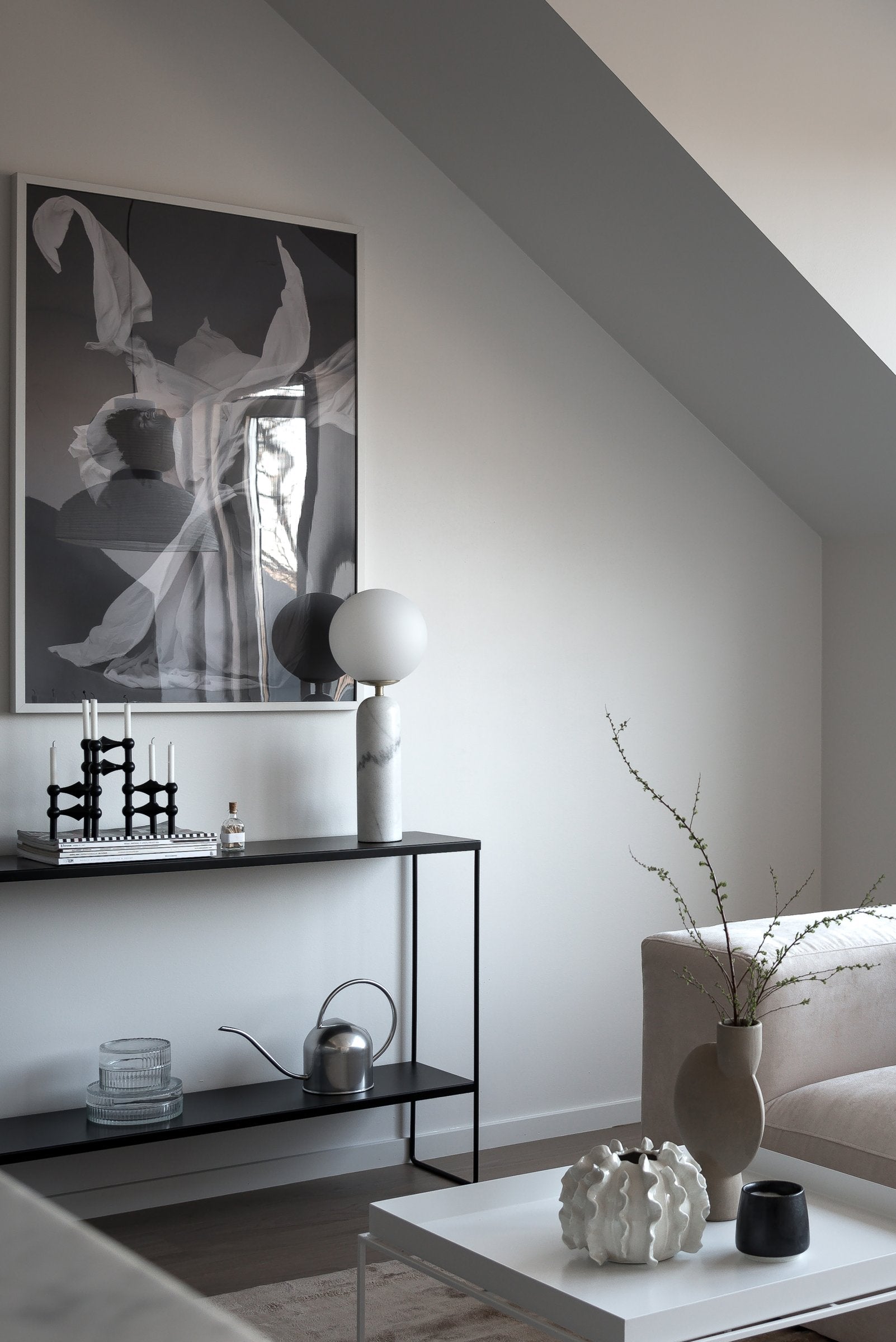 Bordslampa Torrano Vit