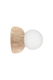 Vägglampa/Plafond Torrano 13 IP44 Travertin