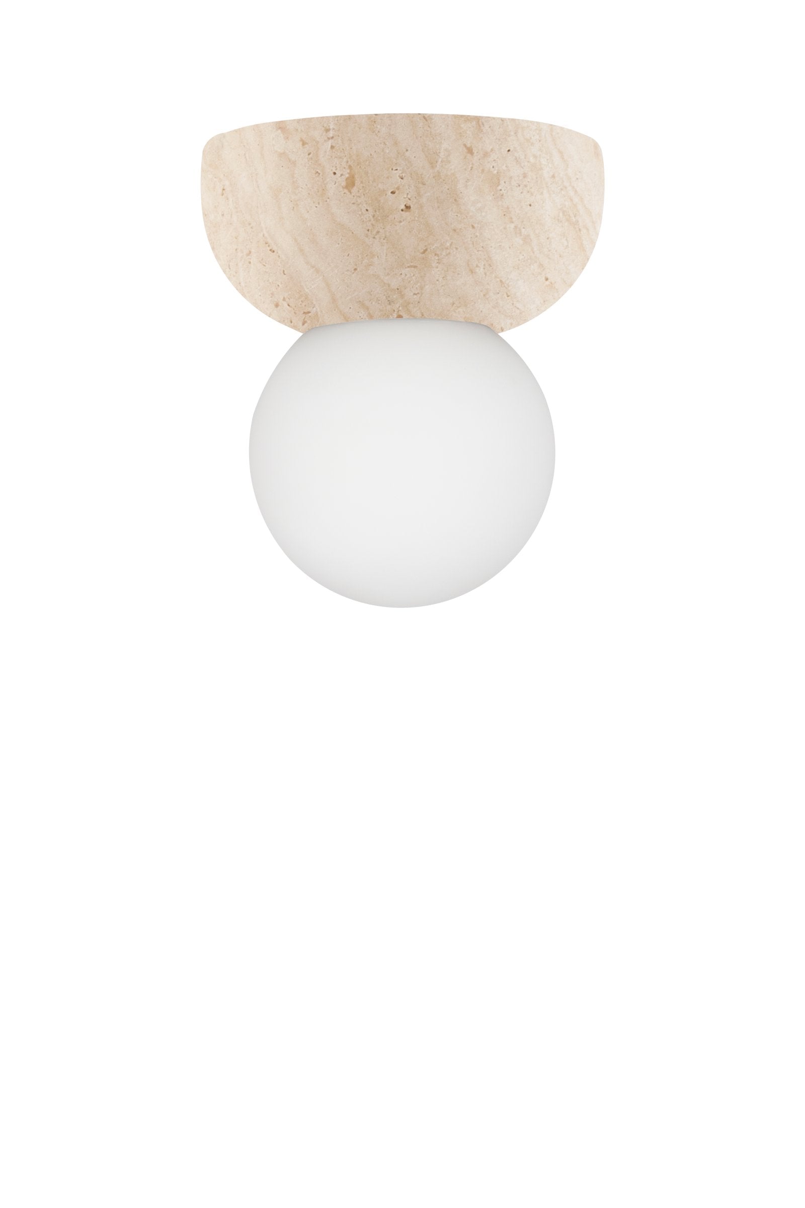 Vägglampa/Plafond Torrano 13 IP44 Travertin