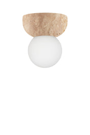 Vägglampa/Plafond Torrano 13 IP44 Travertin