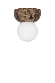 Vägglampa/Plafond Torrano 13 IP44 Brun