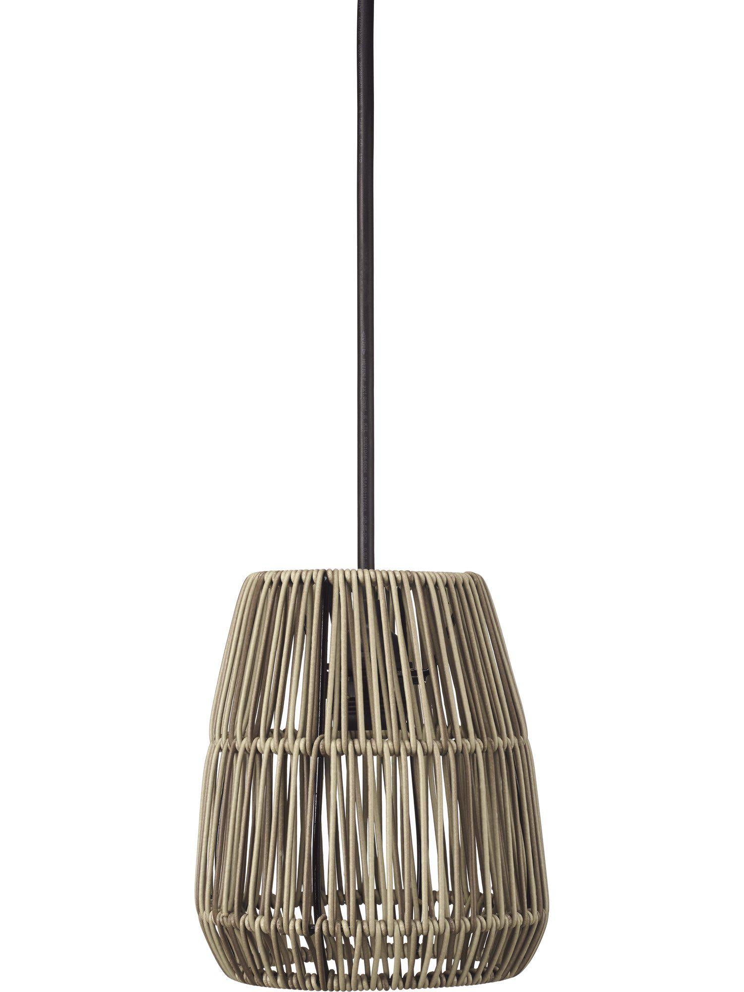 Saigon Taklampa Natur/Grå 18cm