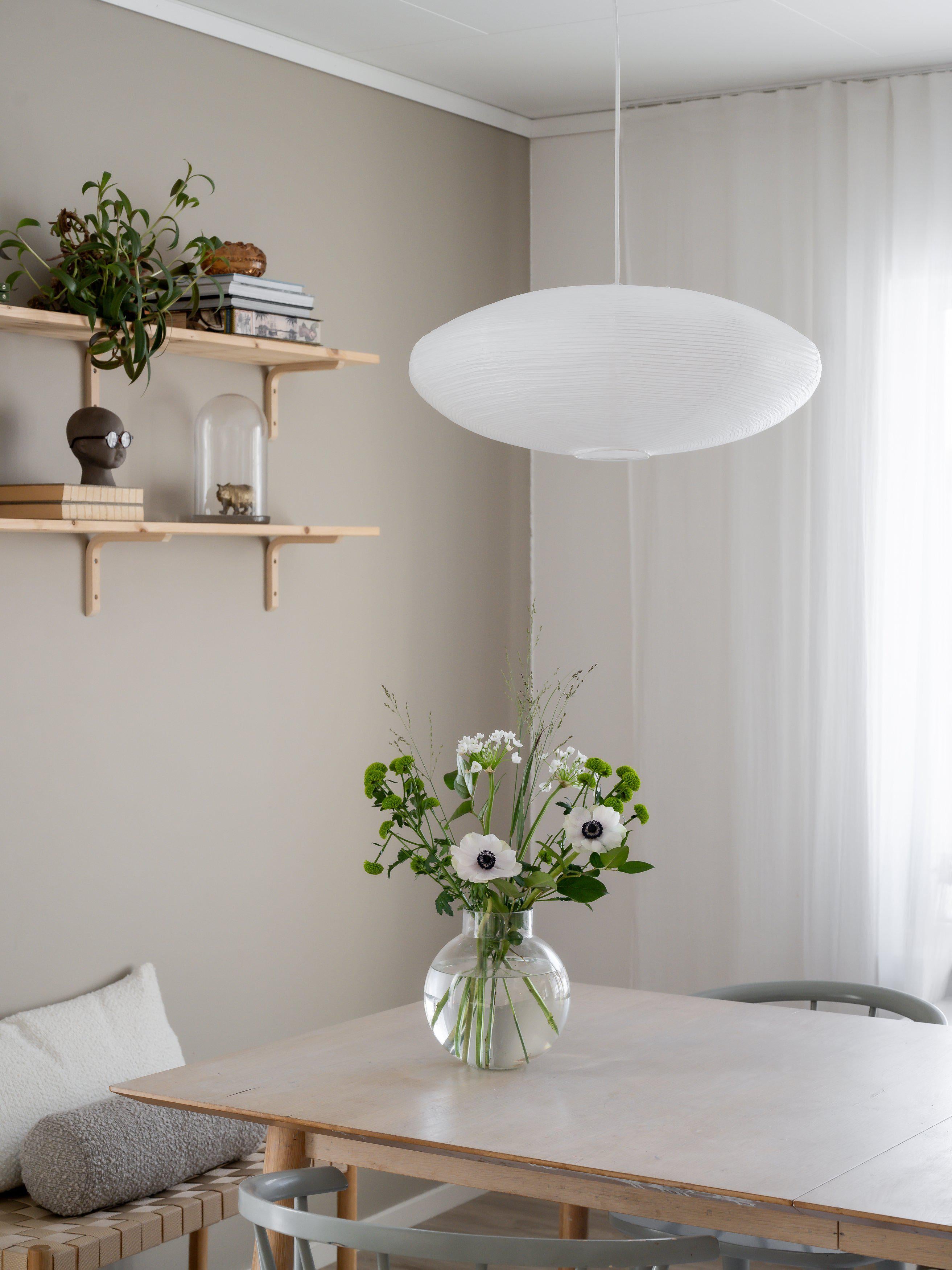 Yuni takskärm Vit 58cm