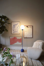 Golvlampa Ripley Blå
