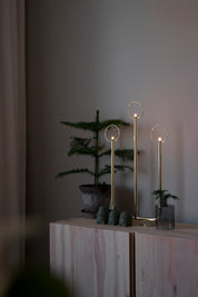 Adventsljusstake Natale 3 Mässing
