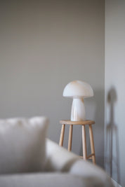 Bordslampa Fungo Swirl 30 Beige