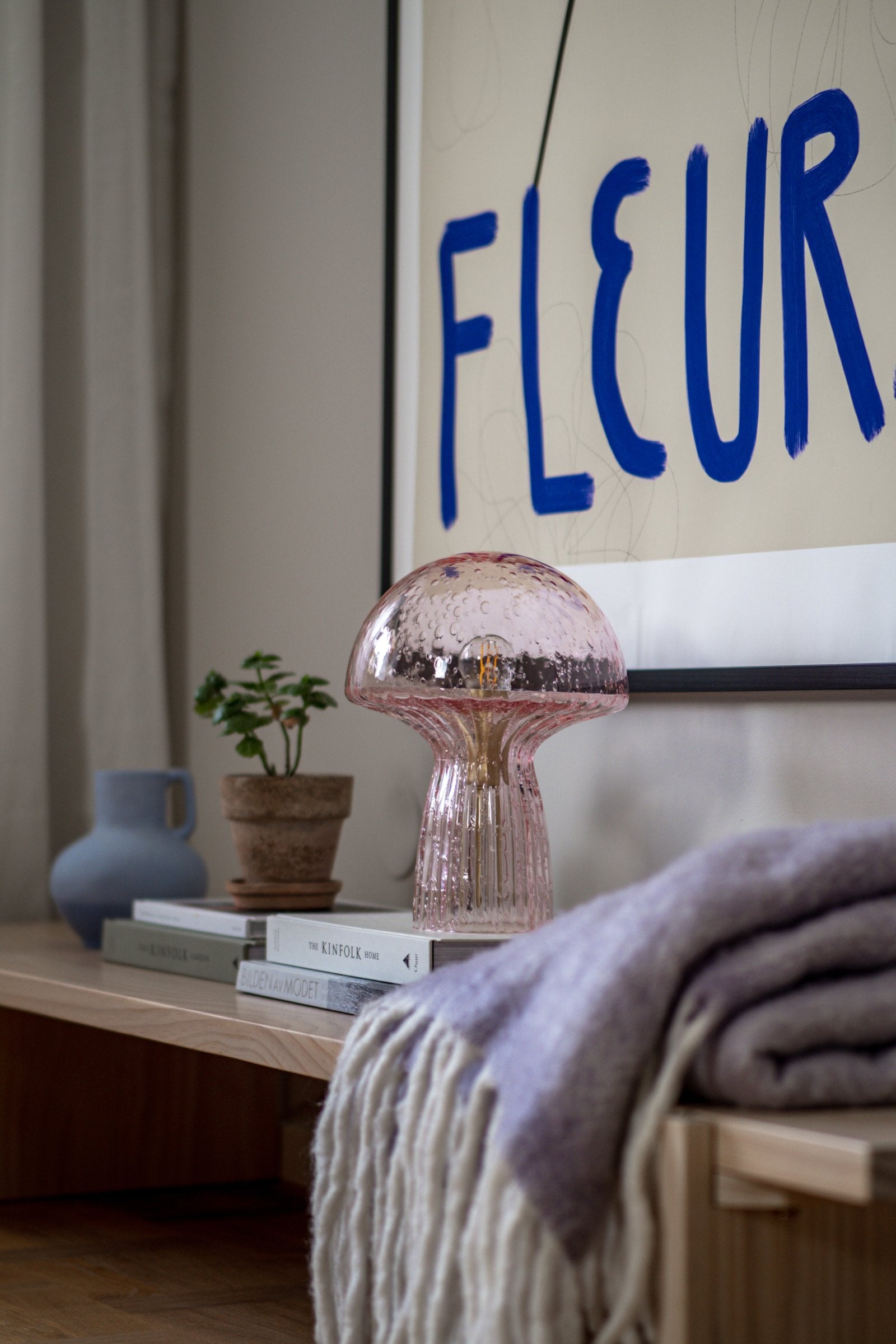 Bordslampa Fungo 22 Special Edition Rosa