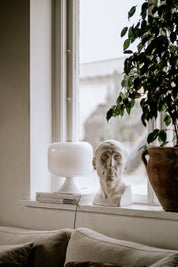 Bordslampa Bullen 25 Vit