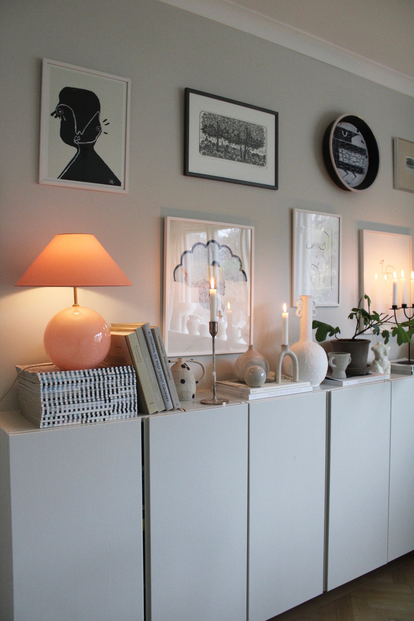 Bordslampa Iris 35 Blush