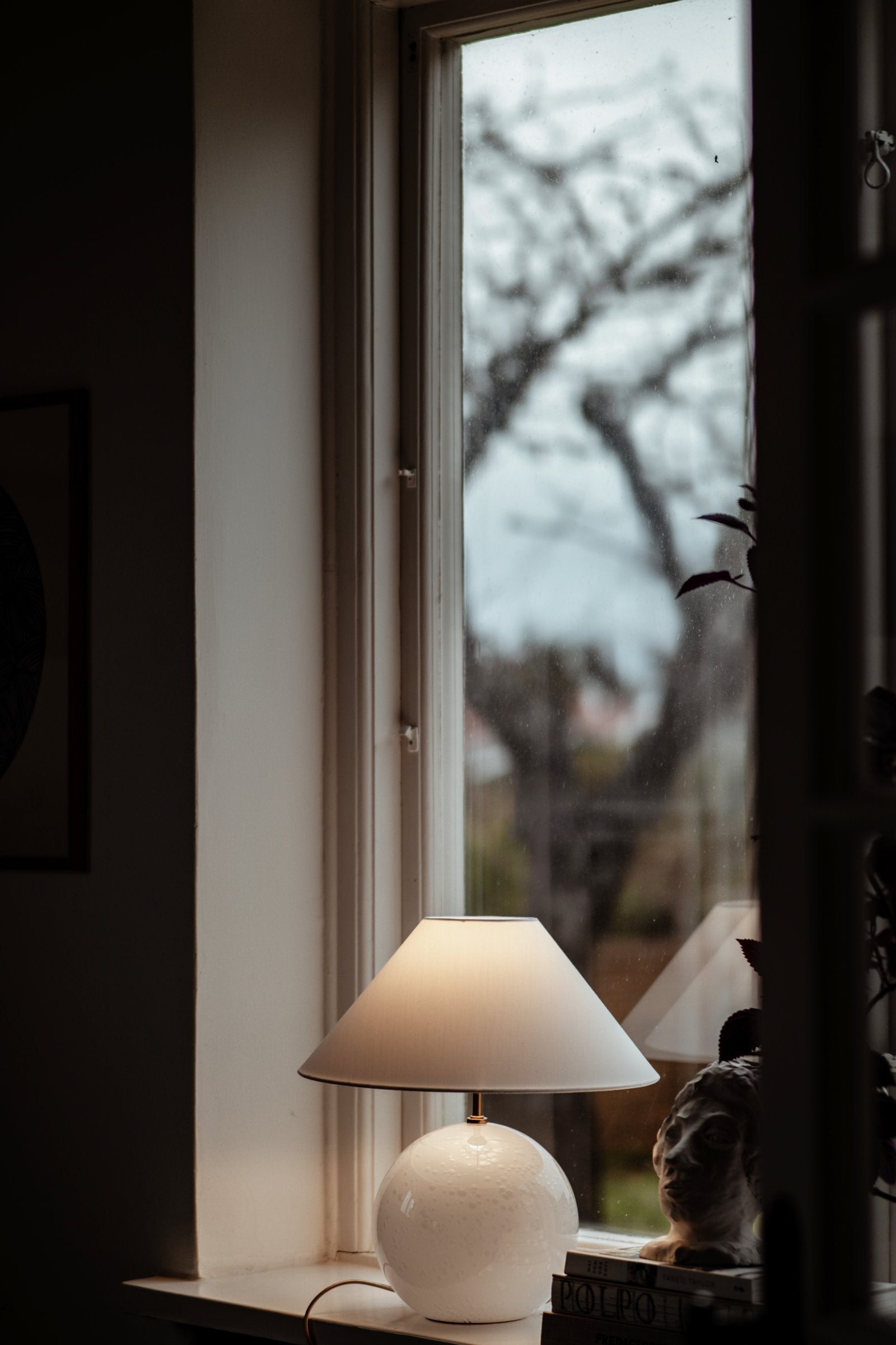 Bordslampa Iris 35 Vit