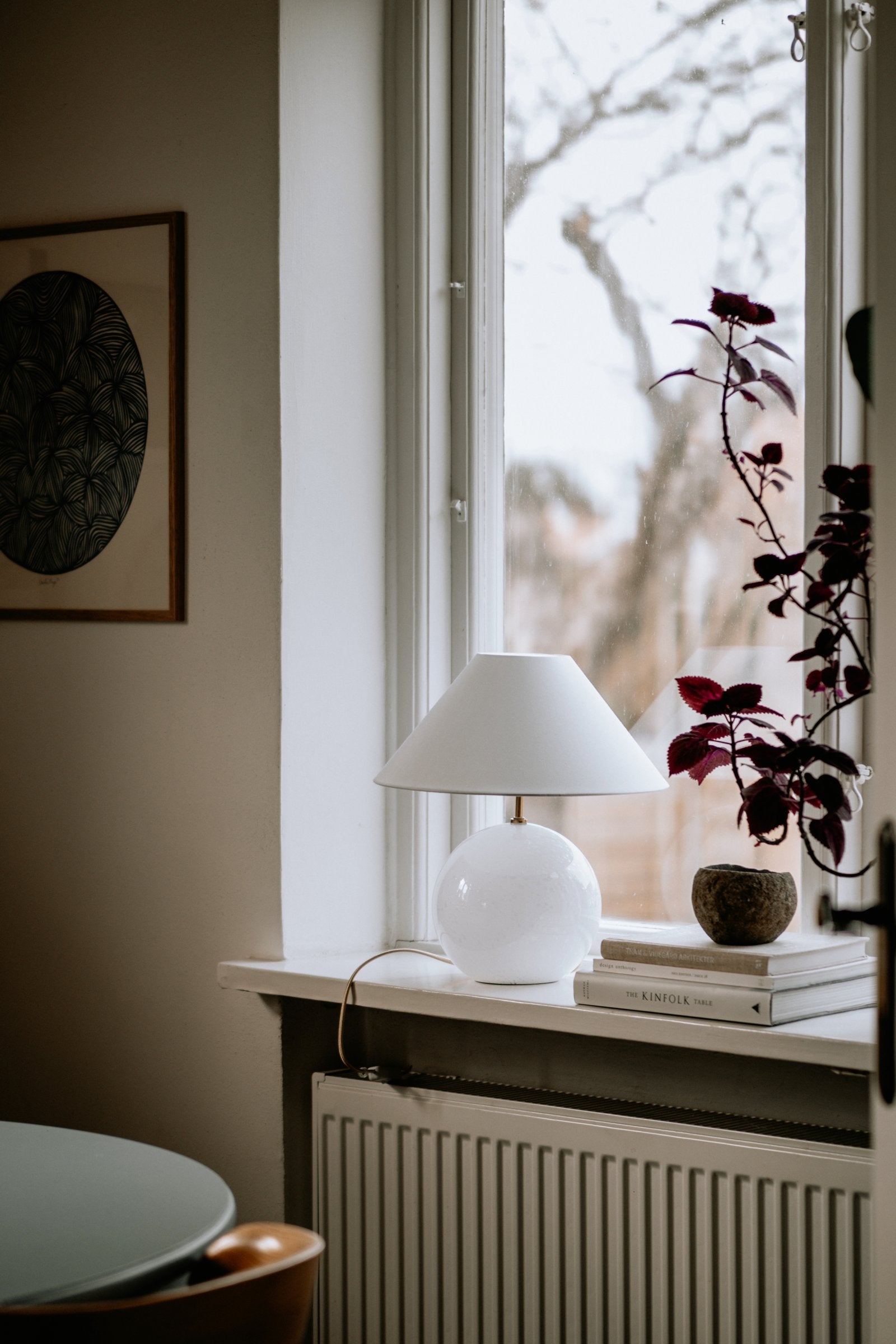 Bordslampa Iris 35 Vit