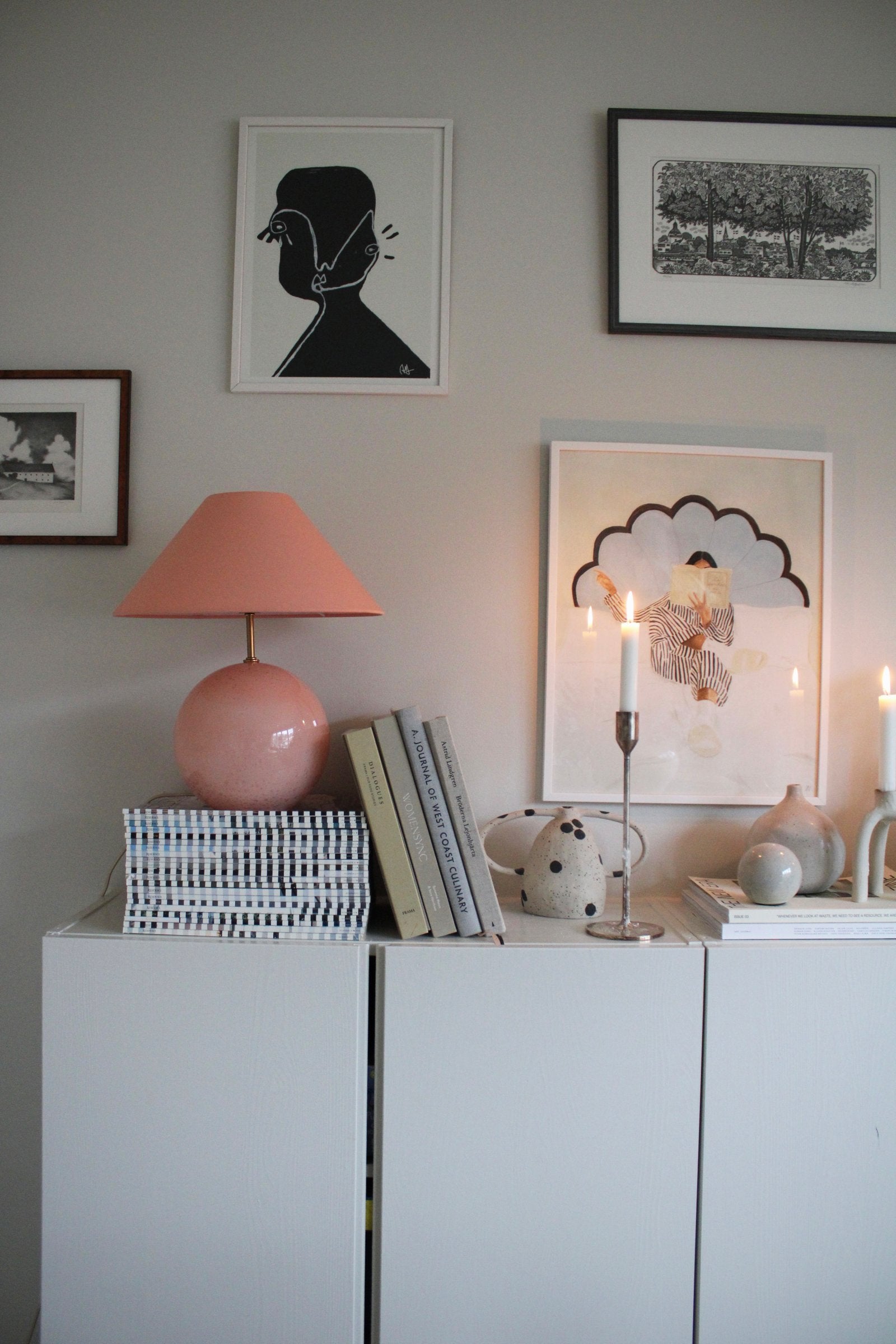 Bordslampa Iris 35 Blush