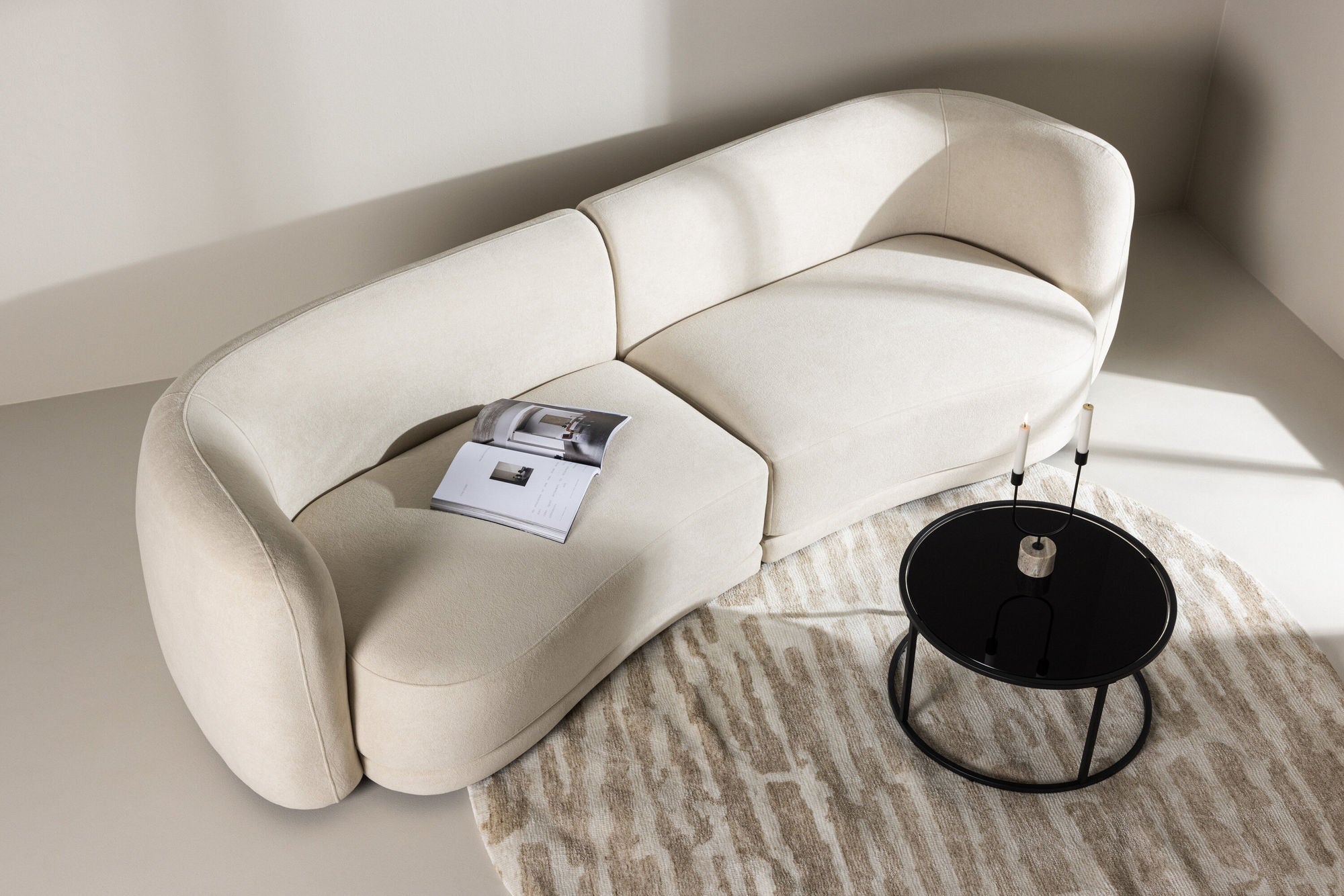 Cielo 3-sitssoffa, Beige