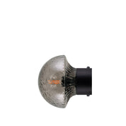 Vägglampa/Plafond Fungo 16 IP44 Rök/Svart
