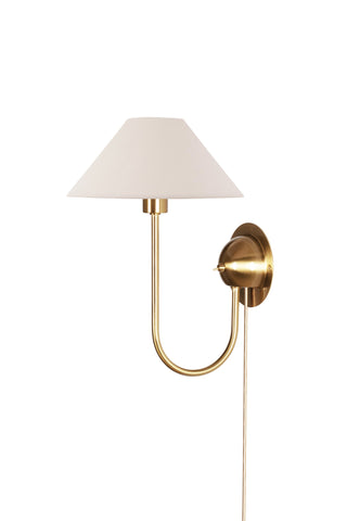 Vägglampa Iris Creme
