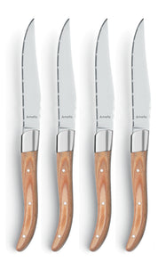 Grillkniv Royal Steak 4-p Natural i träbox