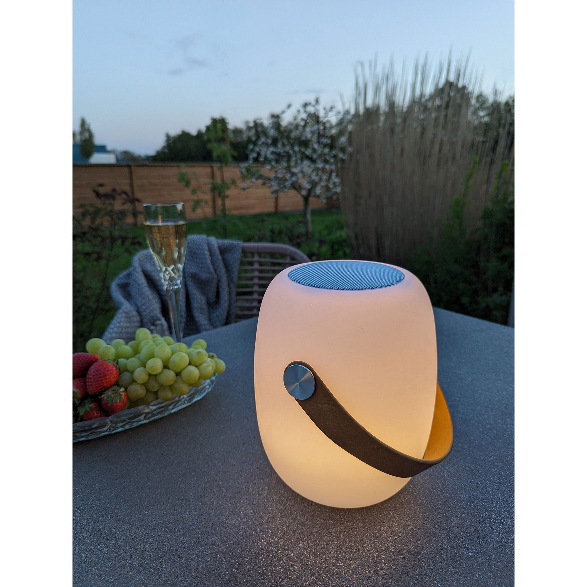 Cardiff LED-lampa, Grå