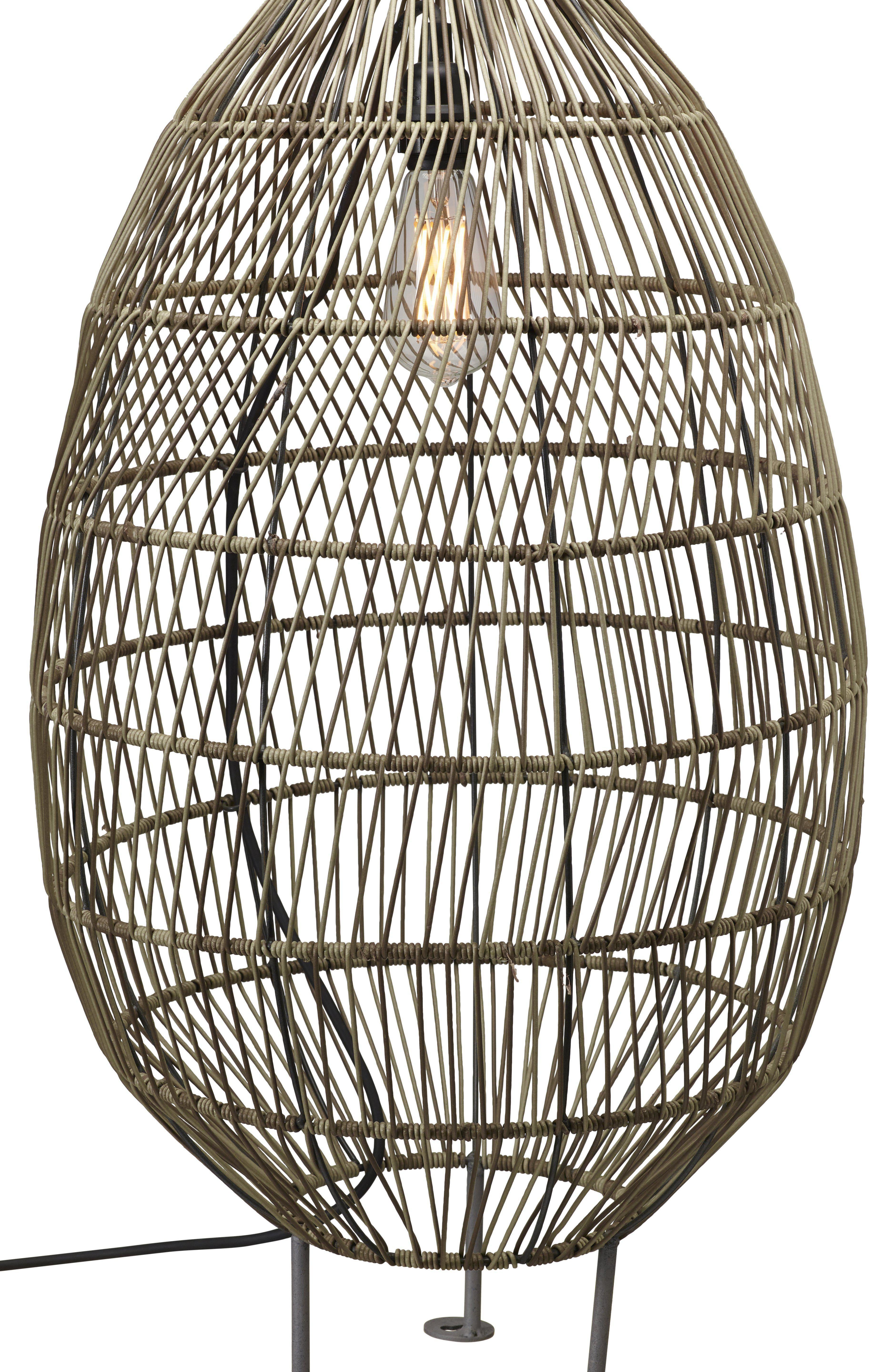 Hanoi Golvlampa Natur 80cm